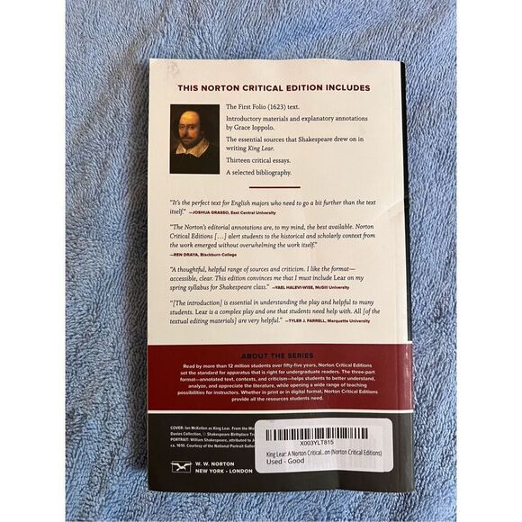 King Lear: A Norton Critical Edition - Picture 3 of 5